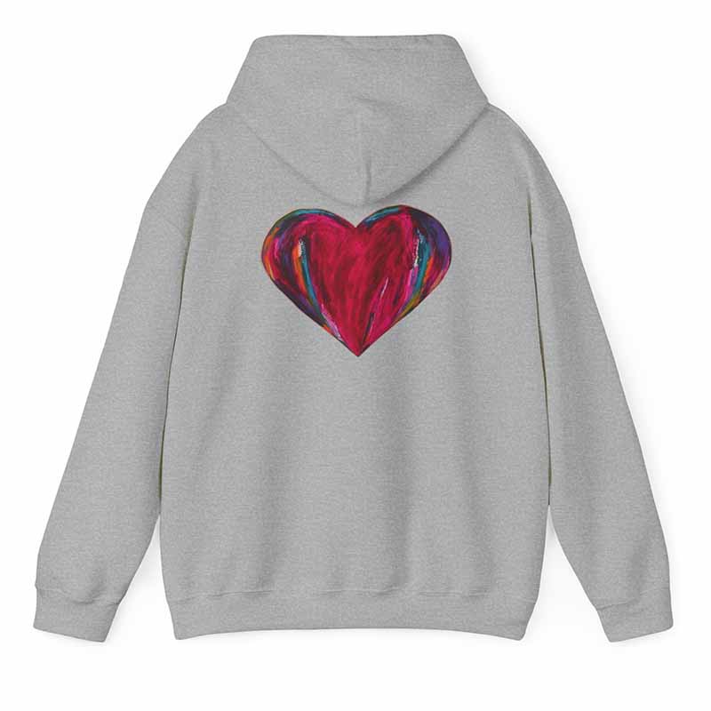 Watercolor Heart Hoodie