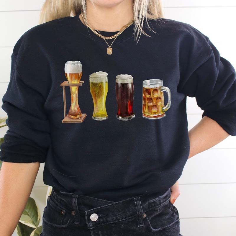 Beer Sweatshirt Gift For Her Beer Lover Gift