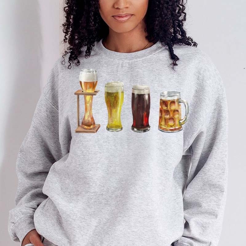 Beer Sweatshirt Gift For Her Beer Lover Gift