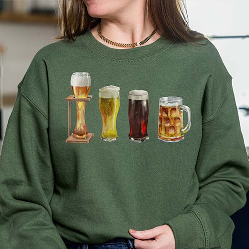 Beer Sweatshirt Gift For Her Beer Lover Gift