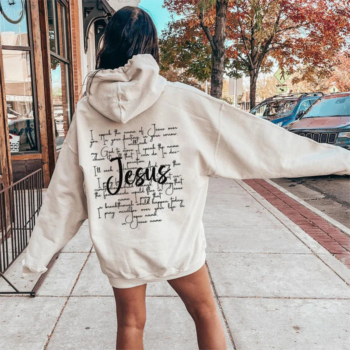 I Speak The Name Of Jesus Hoodie