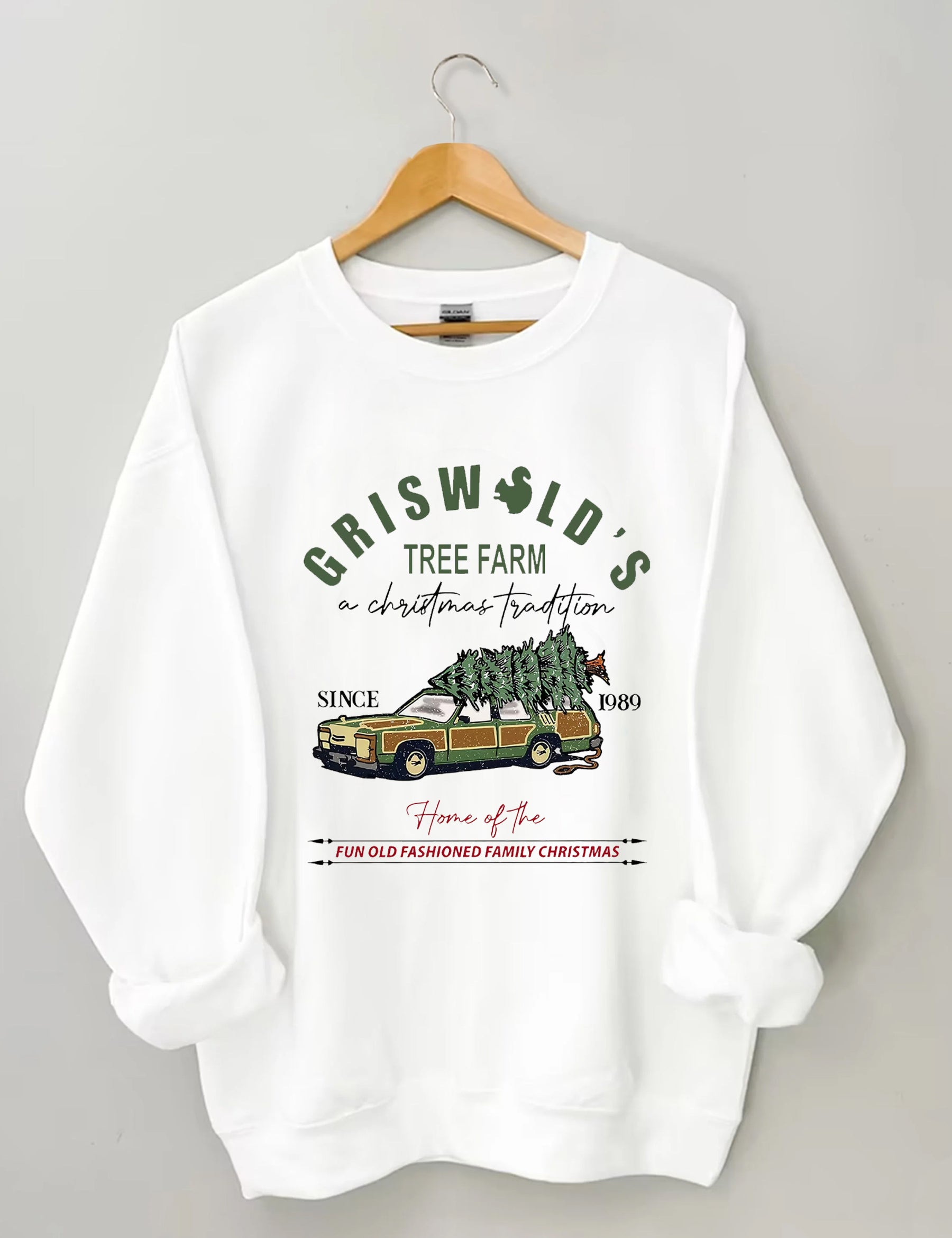 Women's Griswold's Tree Farm Since 1989 Sweatshirt