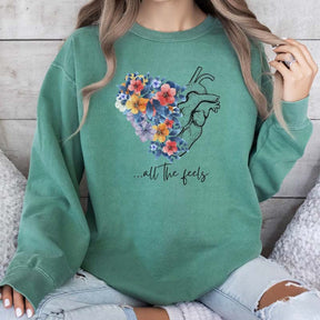 All The Feels Mental Health Sweatshirt