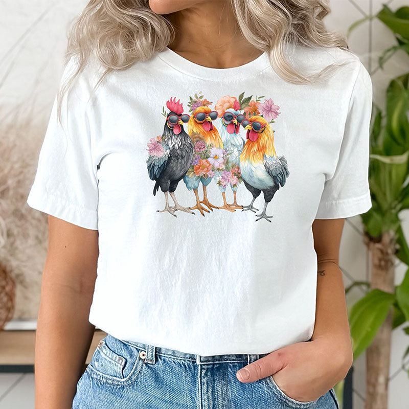 Funny Chickens Animal T-Shirt