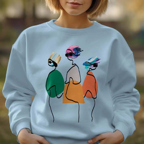 Burning Man Art Sweatshirt