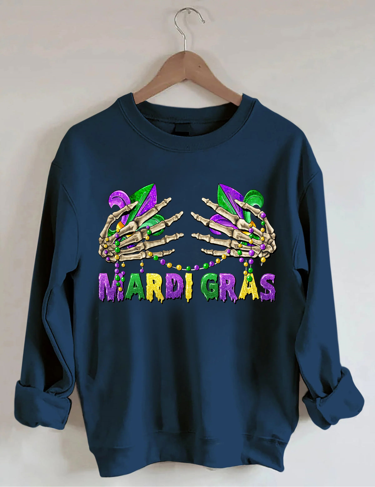 Carnival Skeleton Hand Sweatshirt