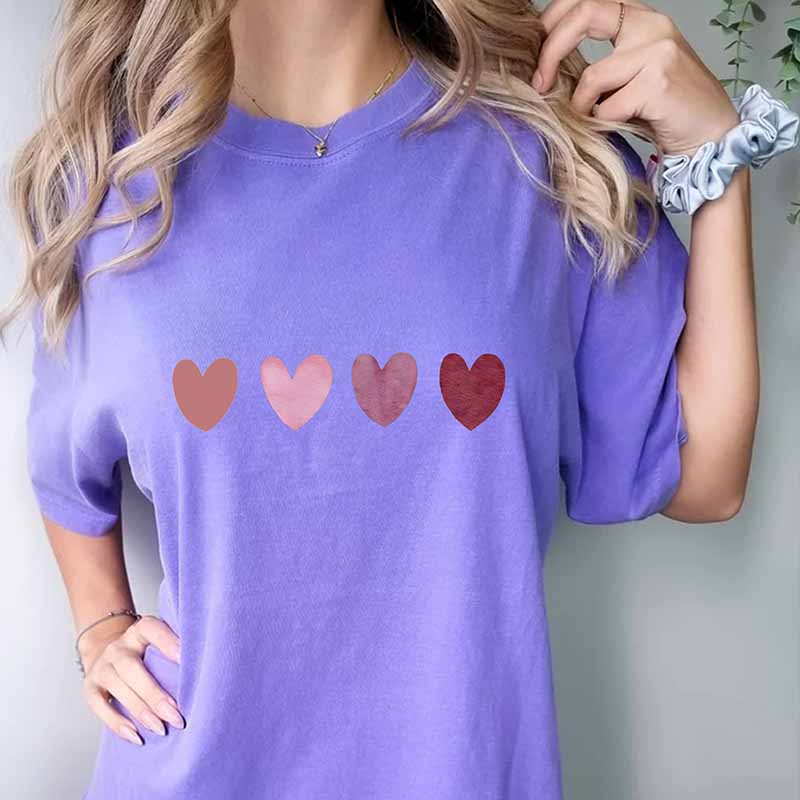 Comfort Colors Water Color Heart T-Shirt