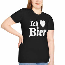 Ich Heart Bier Funny Octoberfest  T-Shirt