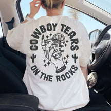 Comfort Colors Oversized Graphic Beer  T-Shirt