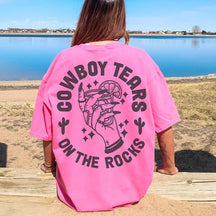 Comfort Colors Oversized Graphic Beer  T-Shirt