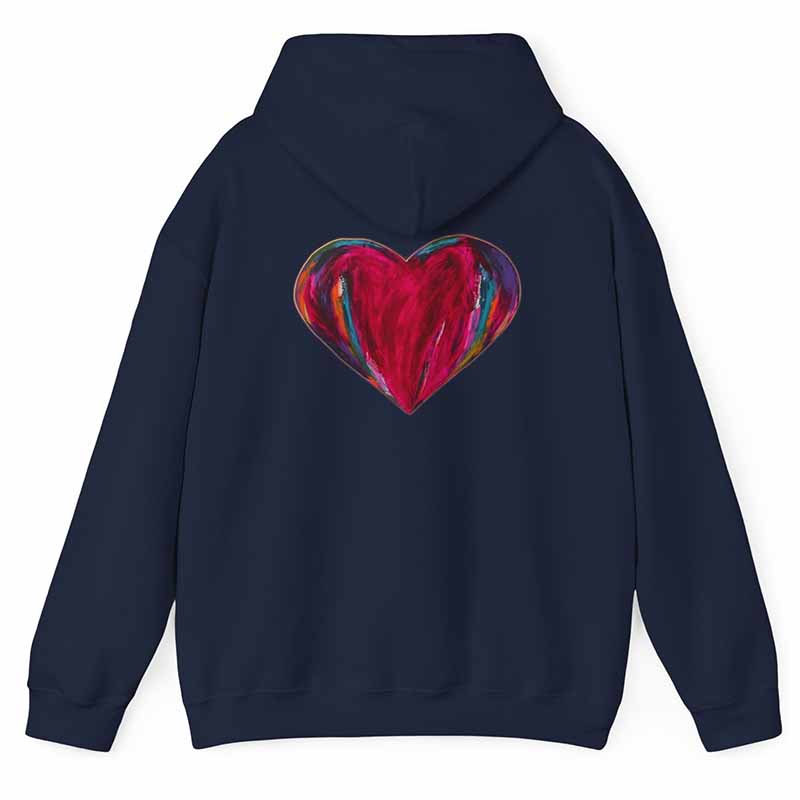 Watercolor Heart Hoodie