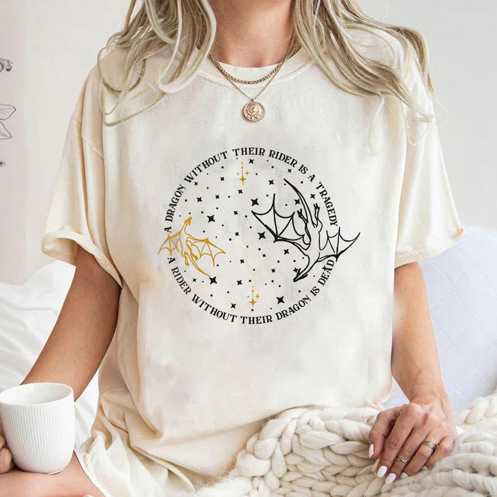 Retro Fourth Wing Iron Flame T-Shirt