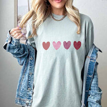 Comfort Colors Water Color Heart T-Shirt