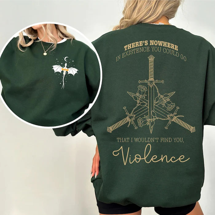 I am the Sky Sweatshirt-Basgiath War College Sweatshirt