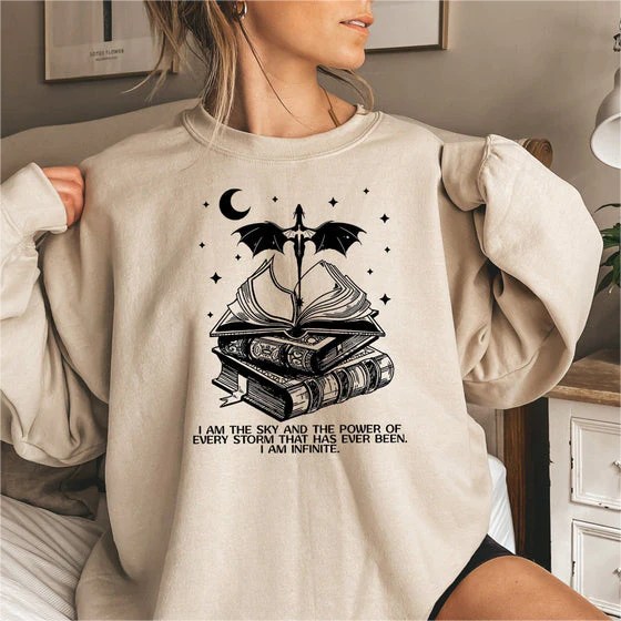 Fourth Wing Crewneck Basgiath War College Dragon Sweatshirt