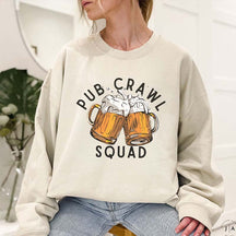 Pub Crawl with Beer Stein Mug Sweatshirt