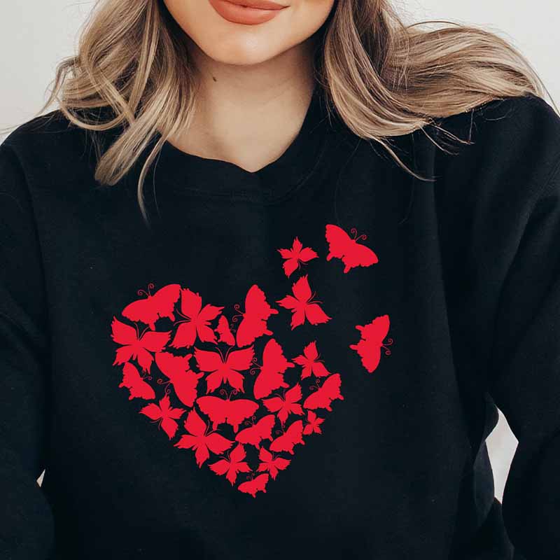 Butterfly Heart Sweatshirt