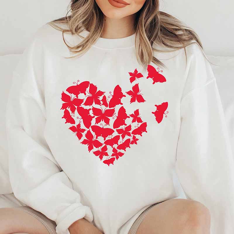 Butterfly Heart Sweatshirt