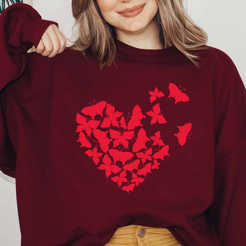 Butterfly Heart Sweatshirt