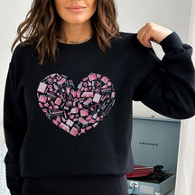 Pink Heart Medical Supplies Compilation Sweatshirt