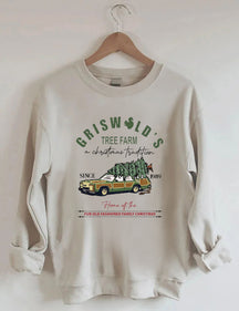 Women's Griswold's Tree Farm Since 1989 Sweatshirt