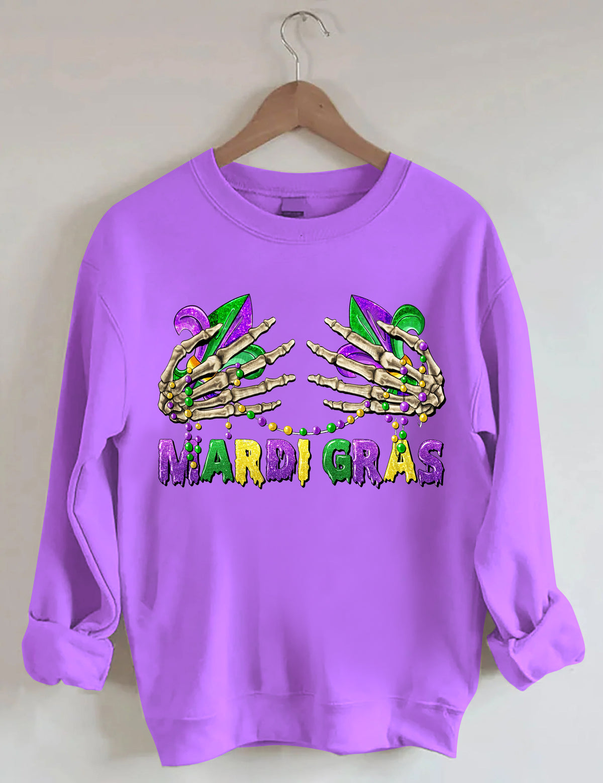 Carnival Skeleton Hand Sweatshirt