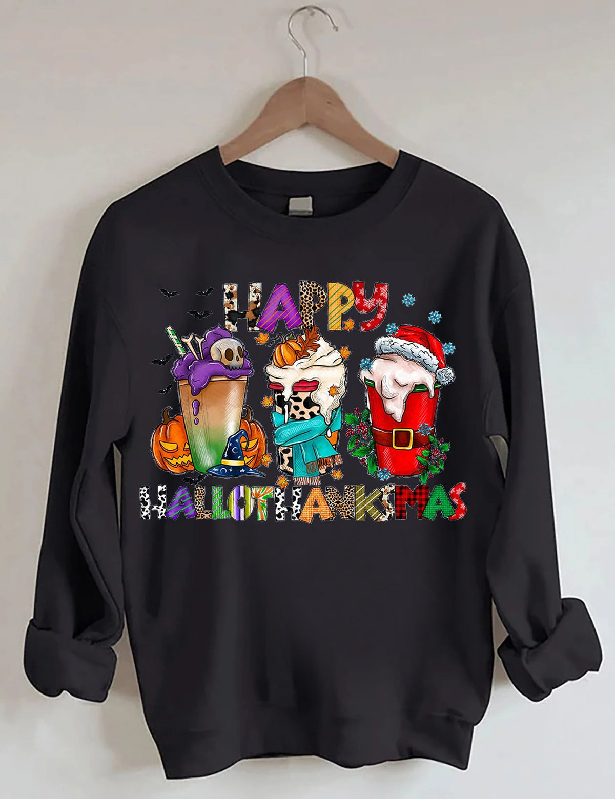 Happy Christmas Coffee Sweatshirt