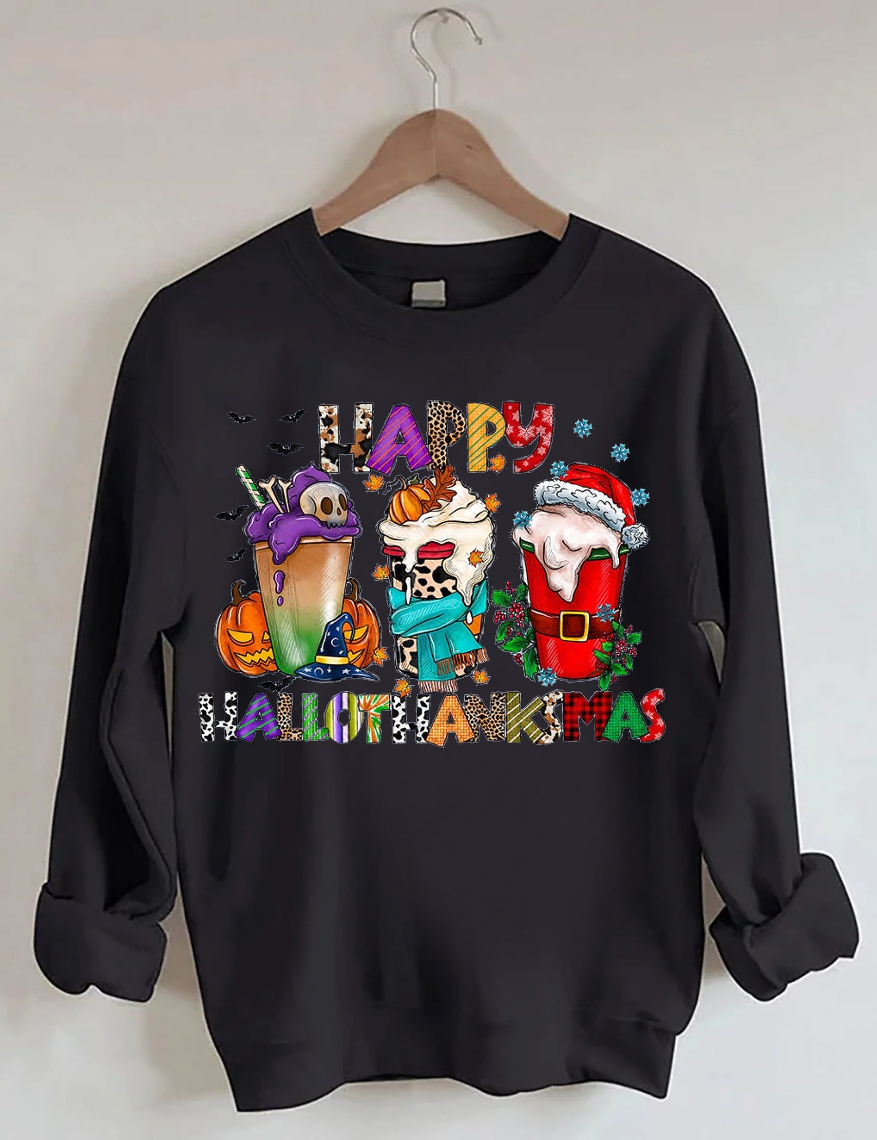 Happy Christmas Coffee Sweatshirt