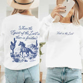 Western Horse Cowboy Sweatshirt