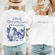 Western Horse Cowboy Sweatshirt