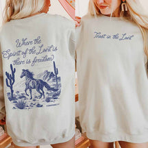 Western Horse Cowboy Sweatshirt