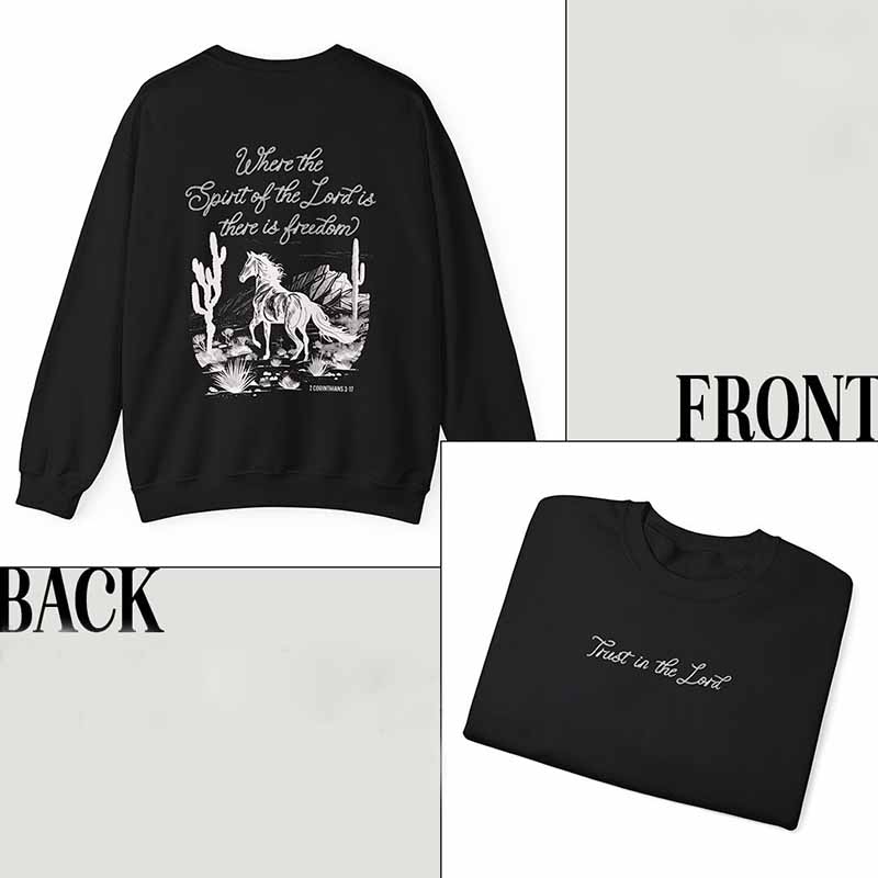 Western Horse Cowboy Sweatshirt