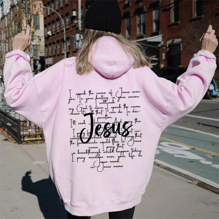 I Speak The Name Of Jesus Hoodie
