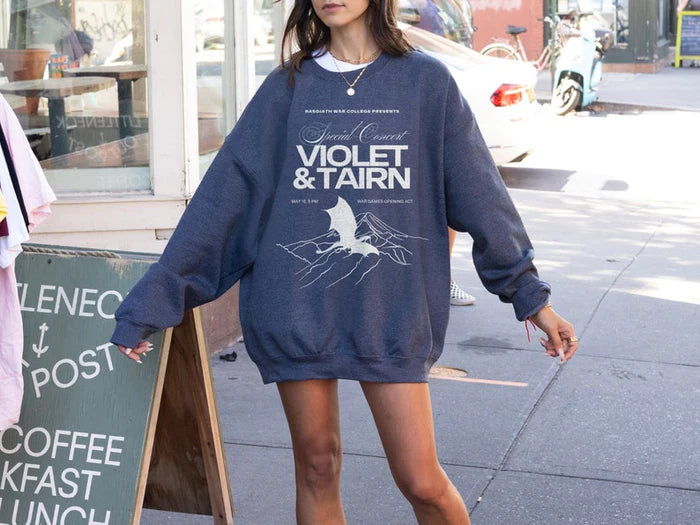 Violet Sorrengail Fourth Wing Sweatshirt