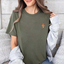 Embroidered Little Bear T-Shirt