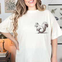 Pocket Squirrel  Comfort Colors Standing Squirrel Animal T-Shirt