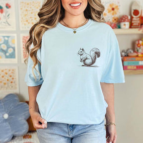 Pocket Squirrel  Comfort Colors Standing Squirrel Animal T-Shirt