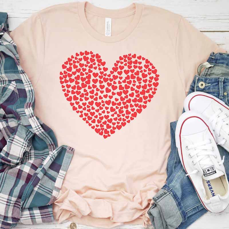 Heart Cute Pink T-Shirt