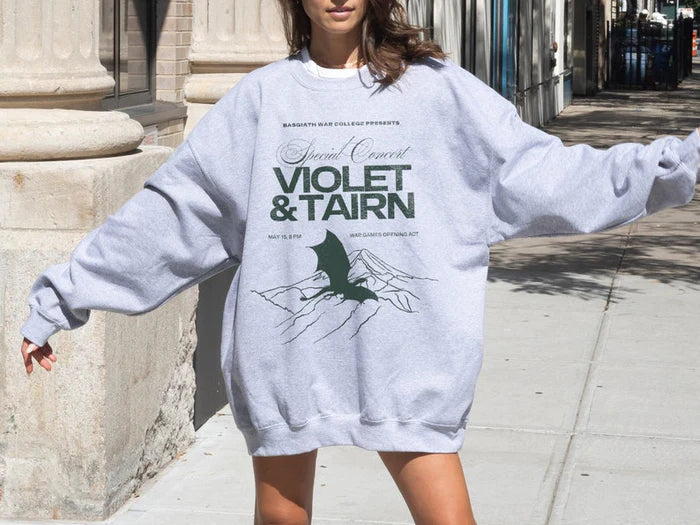 Violet Sorrengail Fourth Wing Sweatshirt