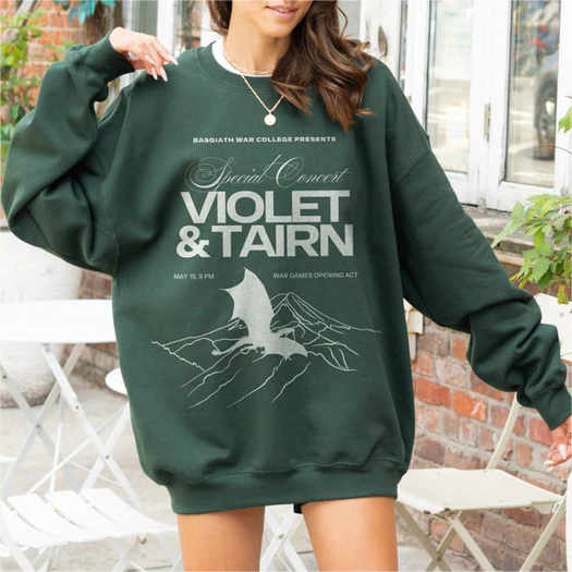 Violet Sorrengail Fourth Wing Sweatshirt