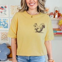 Pocket Squirrel  Comfort Colors Standing Squirrel Animal T-Shirt
