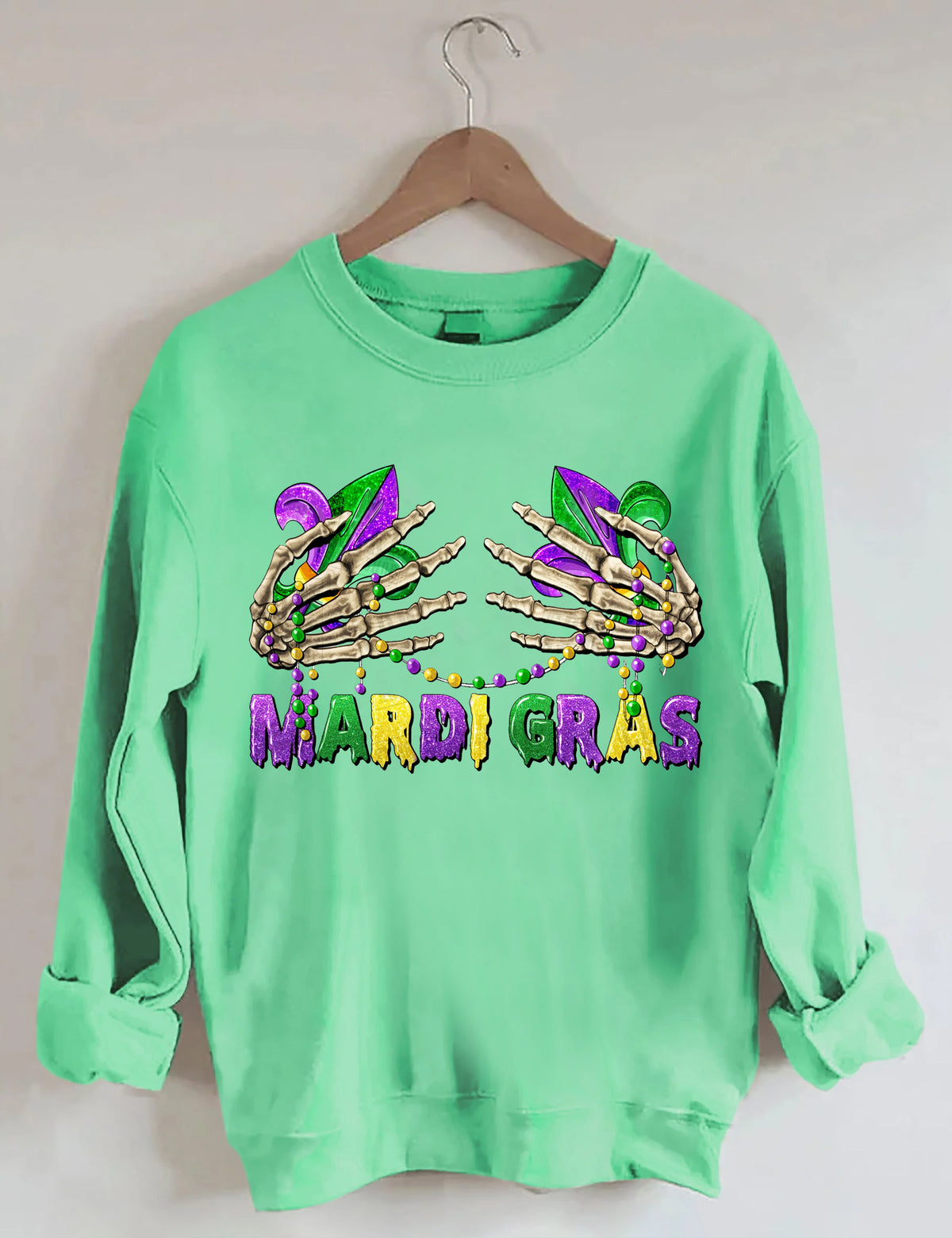 Carnival Skeleton Hand Sweatshirt