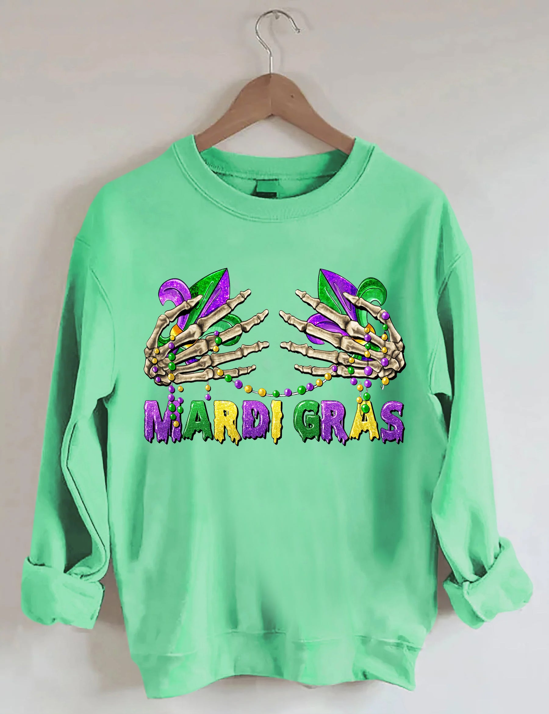 Carnival Skeleton Hand Sweatshirt