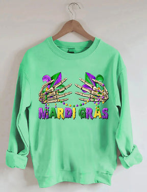 Carnival Skeleton Hand Sweatshirt