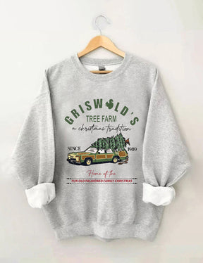 Women's Griswold's Tree Farm Since 1989 Sweatshirt