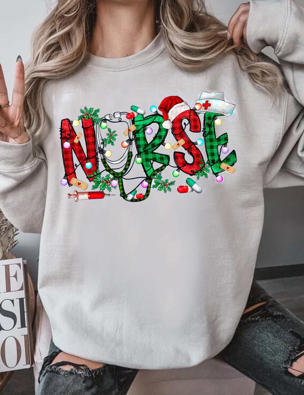 Nurse Christmas Sweatshirt