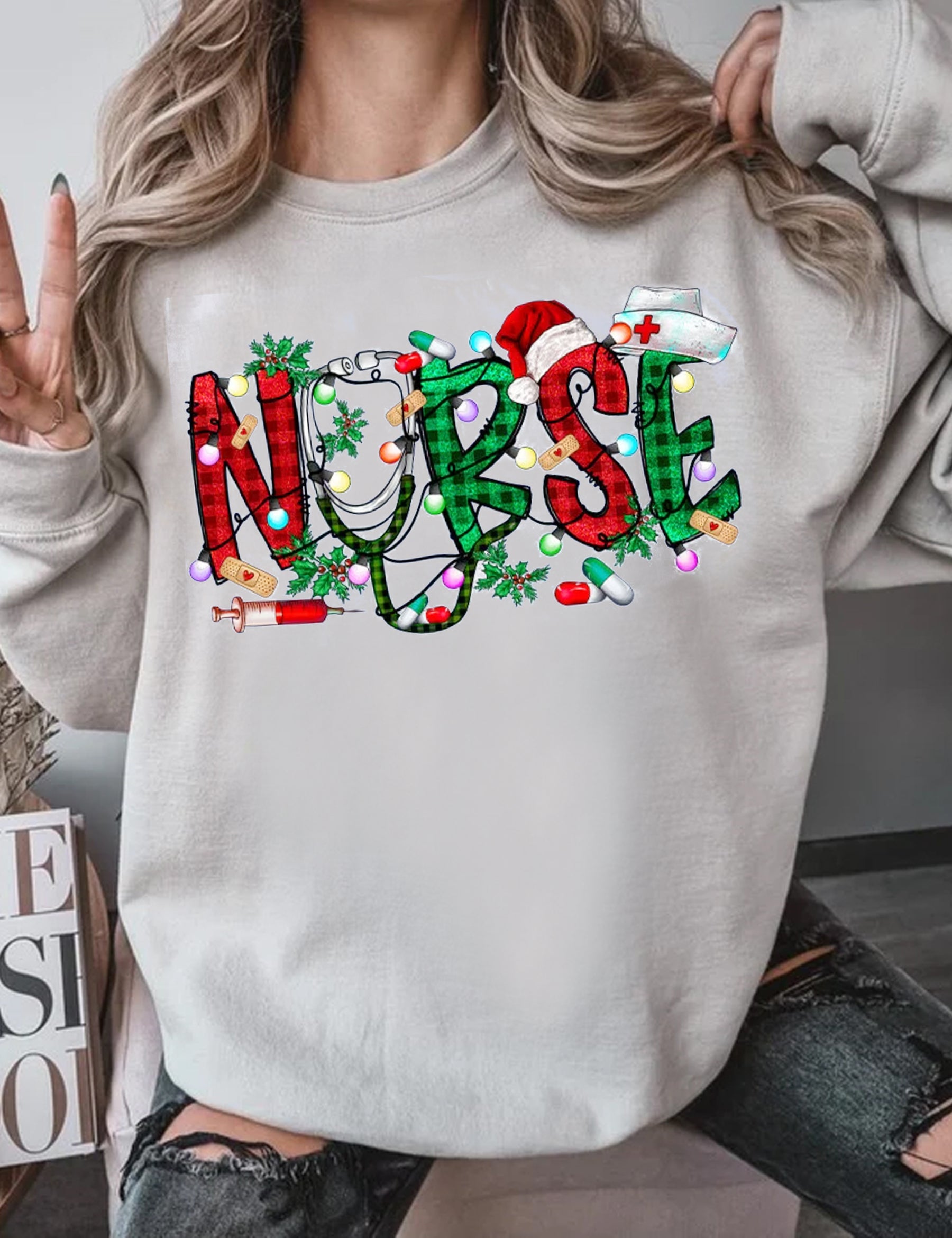 Nurse Christmas Sweatshirt