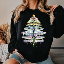 Dragonfly Christmas Light Sweatshirt