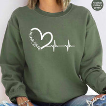 Heart Disease Awareness Sweatshirt