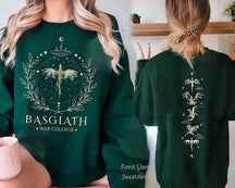 Fourth Wing Double Sided Basgiath War College Bookish Sweatshirt
